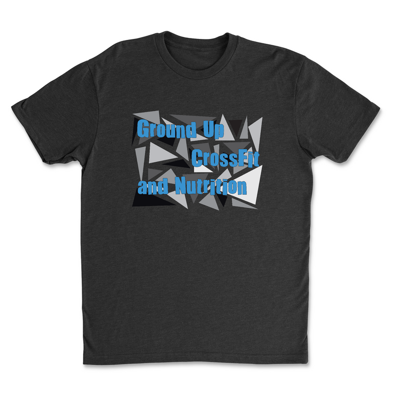 CrossFit Ground Up Triangles (Blue) Mens - T-Shirt