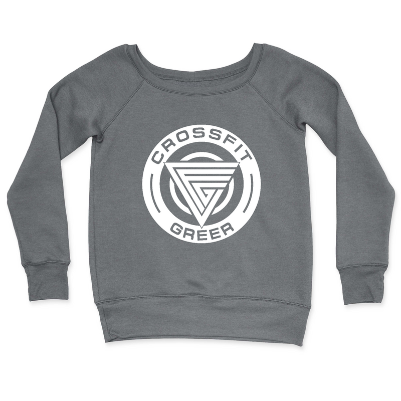 CrossFit Greer Round (White) Womens - CrewNeck
