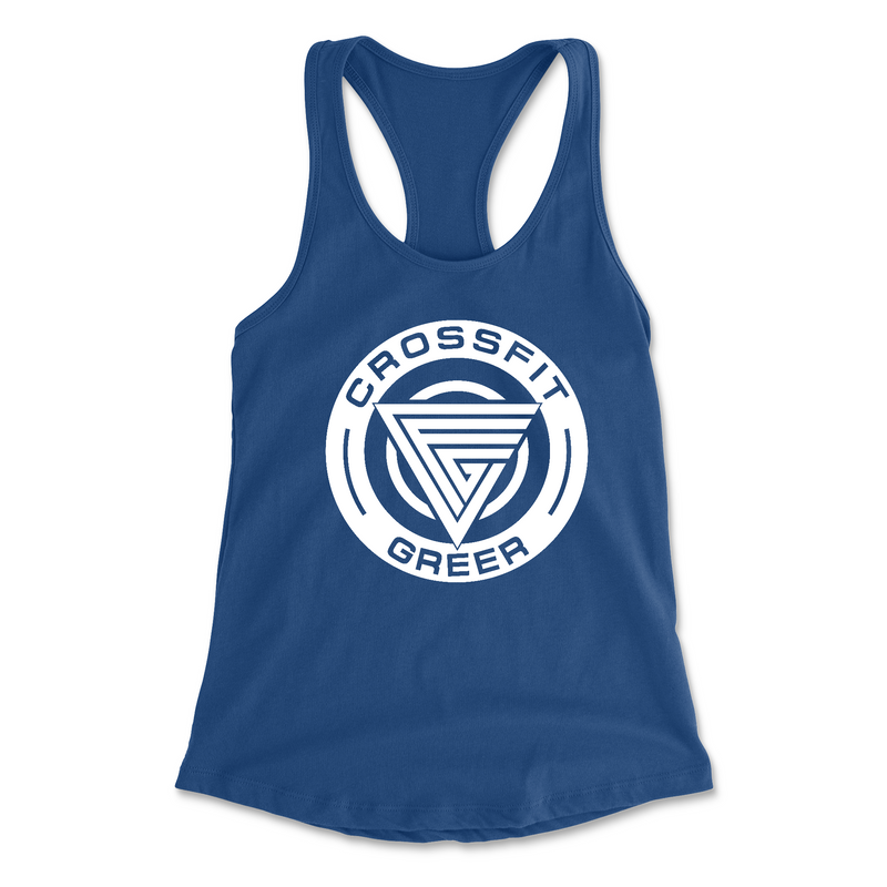 CrossFit Greer Round (White) Womens - Tank Top