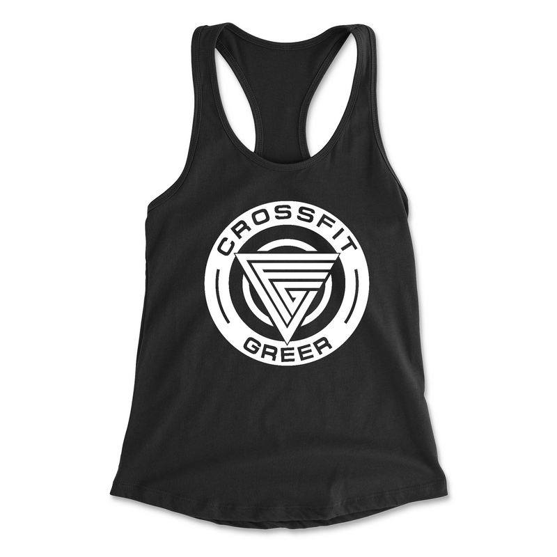 CrossFit Greer Round (White) Womens - Tank Top