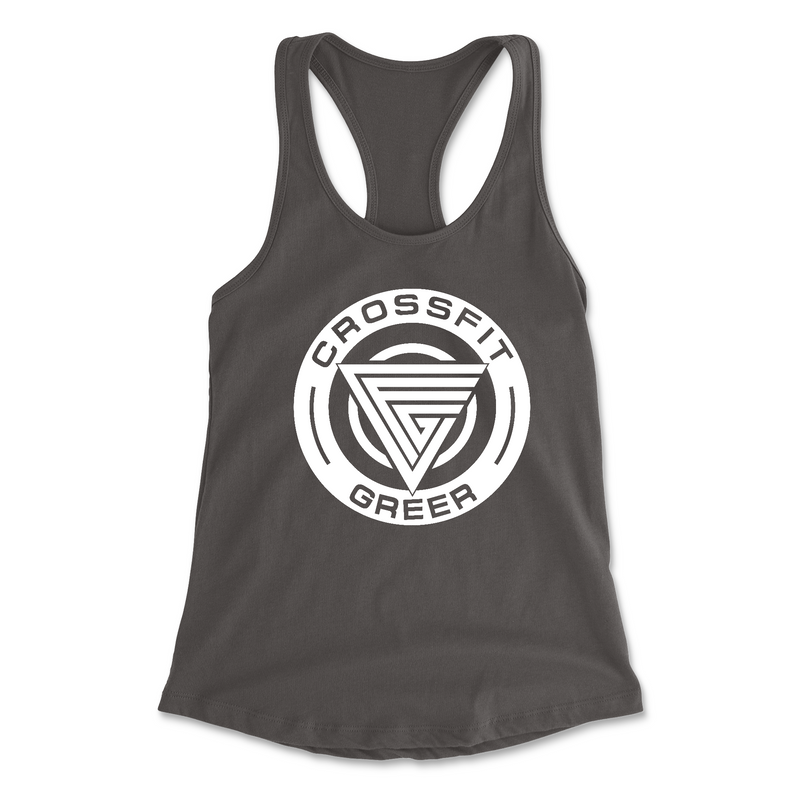 CrossFit Greer Round (White) Womens - Tank Top