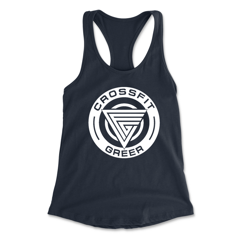 CrossFit Greer Round (White) Womens - Tank Top