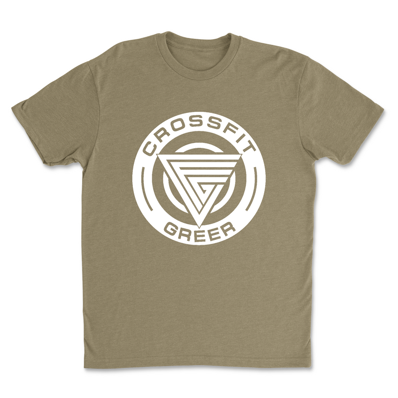 CrossFit Greer Round (White) Mens - T-Shirt