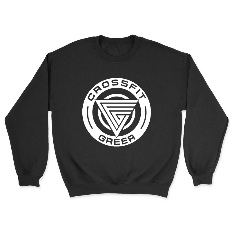 CrossFit Greer Round (White) Mens - Midweight Sweatshirt