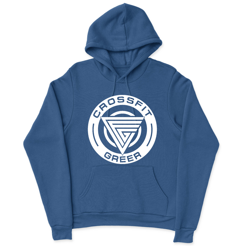 CrossFit Greer Round (White) Mens - Hoodie