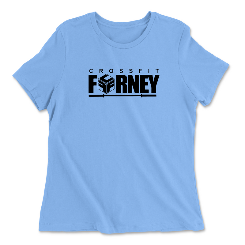 Womens 2X-Large CAROLINA_BLUE Relaxed Jersey T-Shirt