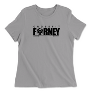 Womens 2X-Large SOLID_ATHLETIC_GREY Relaxed Jersey T-Shirt