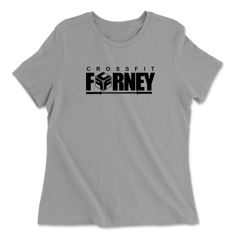 Womens 2X-Large SOLID_ATHLETIC_GREY Relaxed Jersey T-Shirt