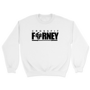 Mens 2X-Large WHITE Midweight Sweatshirt