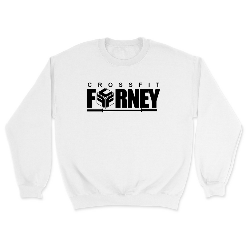 Mens 2X-Large WHITE Midweight Sweatshirt