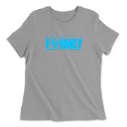 Womens 2X-Large SOLID_ATHLETIC_GREY Relaxed Jersey T-Shirt
