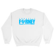 Mens 2X-Large WHITE Midweight Sweatshirt