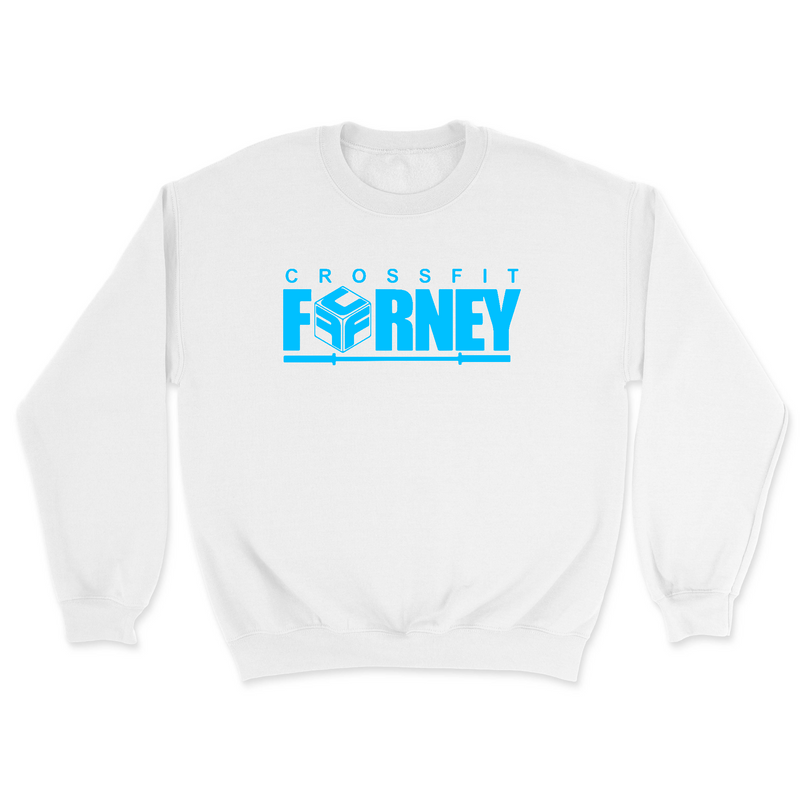 Mens 2X-Large WHITE Midweight Sweatshirt