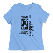 Womens 2X-Large CAROLINA_BLUE Relaxed Jersey T-Shirt