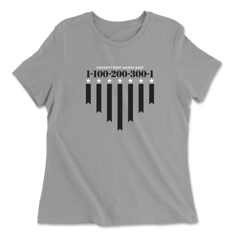 Womens 2X-Large SOLID_ATHLETIC_GREY Relaxed Jersey T-Shirt