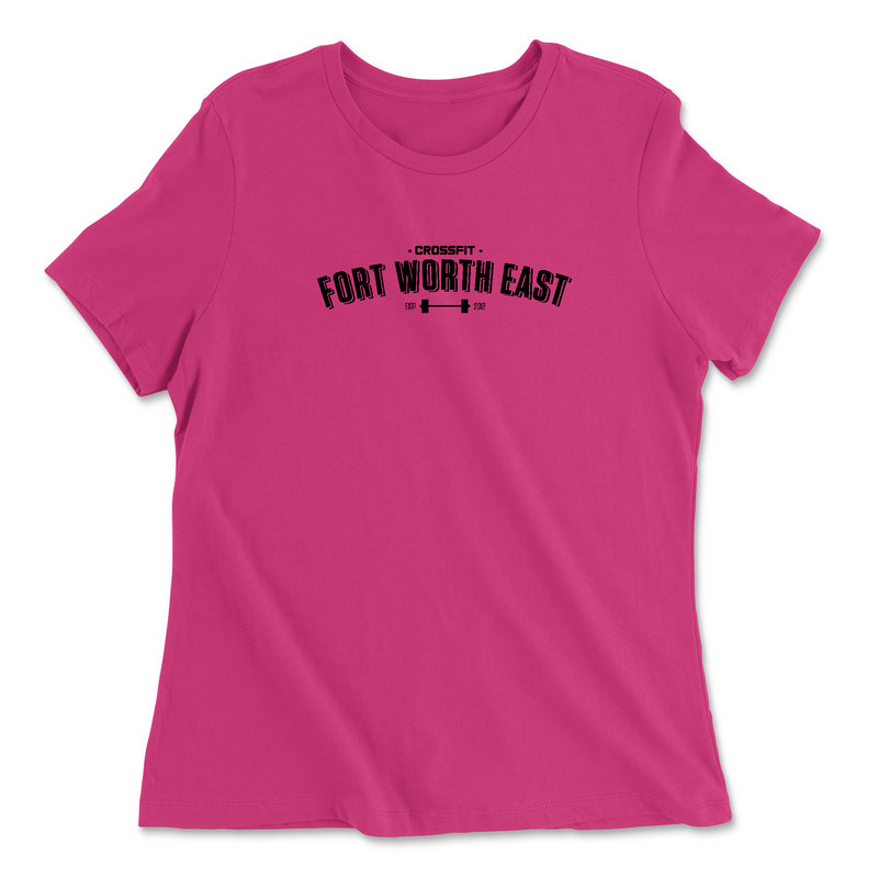 Womens 2X-Large BERRY Relaxed Jersey T-Shirt