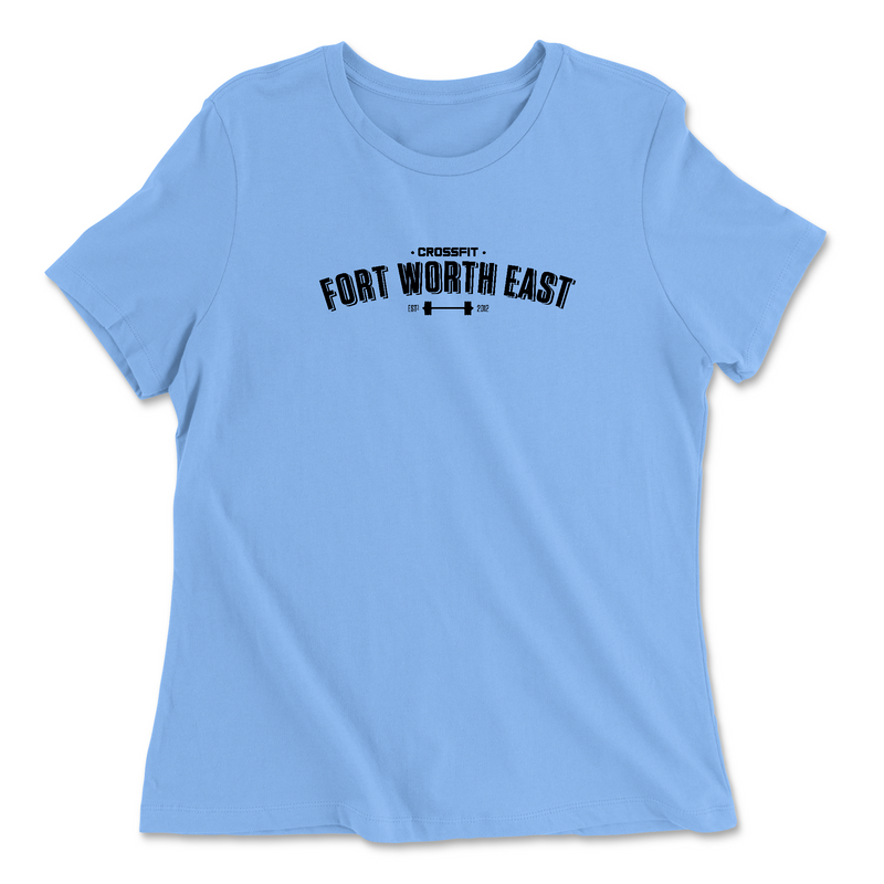 Womens 2X-Large CAROLINA_BLUE Relaxed Jersey T-Shirt