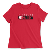Womens 2X-Large RED Relaxed Jersey T-Shirt