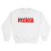 Mens 2X-Large WHITE Midweight Sweatshirt