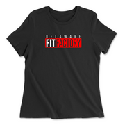 Womens 2X-Large BLACK Relaxed Jersey T-Shirt