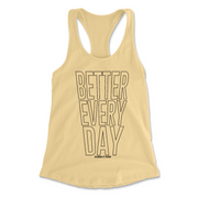 Womens 2X-Large BANANA_CREAM Tank Top
