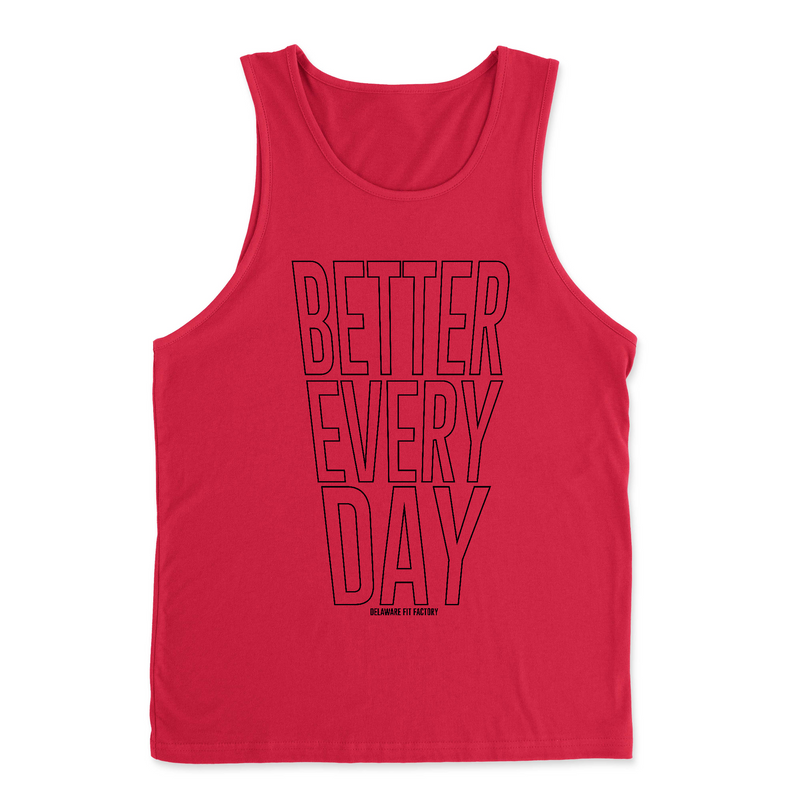 Mens 2X-Large RED Tank Top