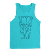 Mens 2X-Large TAHITI_BLUE Tank Top
