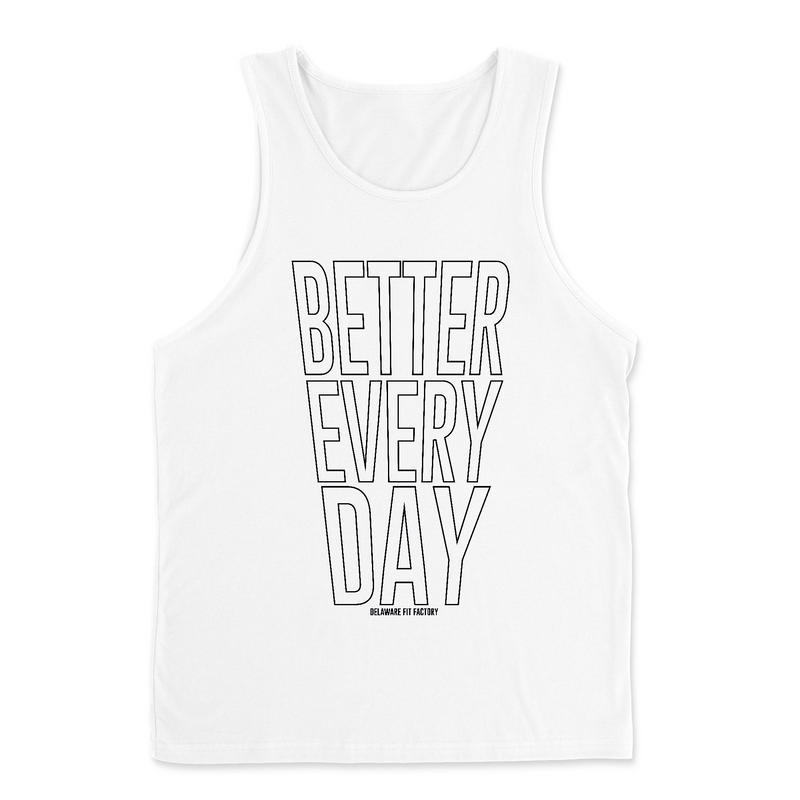 Mens 2X-Large WHITE Tank Top