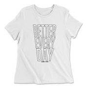 Womens 2X-Large WHITE Relaxed Jersey T-Shirt