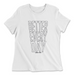 Womens 2X-Large WHITE Relaxed Jersey T-Shirt