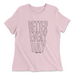 Womens 2X-Large PINK Relaxed Jersey T-Shirt