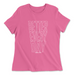 Womens 2X-Large CHARITY_PINK Relaxed Jersey T-Shirt