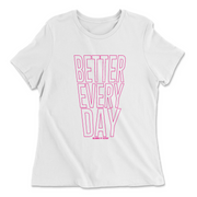 Womens 2X-Large WHITE Relaxed Jersey T-Shirt