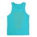 Mens 2X-Large TAHITI_BLUE Tank Top