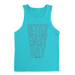 Mens 2X-Large TAHITI_BLUE Tank Top