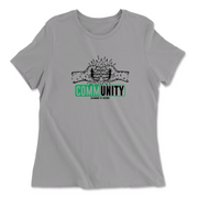 Womens 2X-Large SOLID_ATHLETIC_GREY Relaxed Jersey T-Shirt