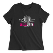 Womens 2X-Large BLACK Relaxed Jersey T-Shirt