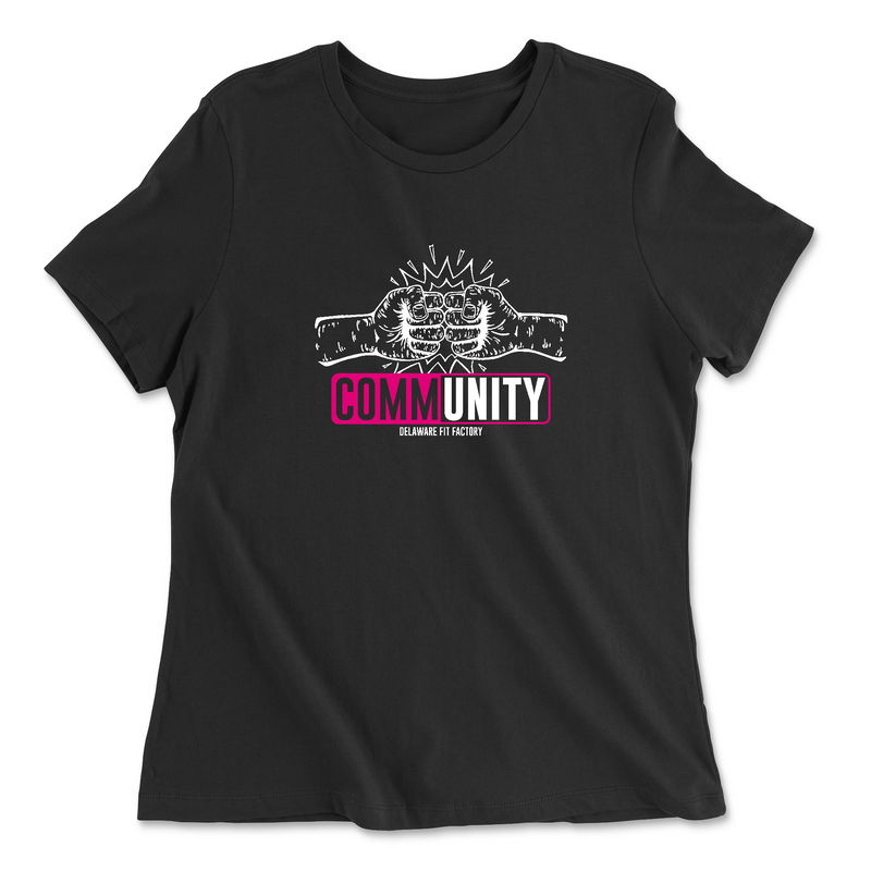Womens 2X-Large BLACK Relaxed Jersey T-Shirt