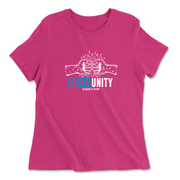 Womens 2X-Large BERRY Relaxed Jersey T-Shirt