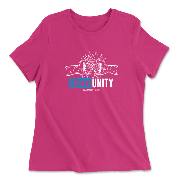 Womens 2X-Large BERRY Relaxed Jersey T-Shirt