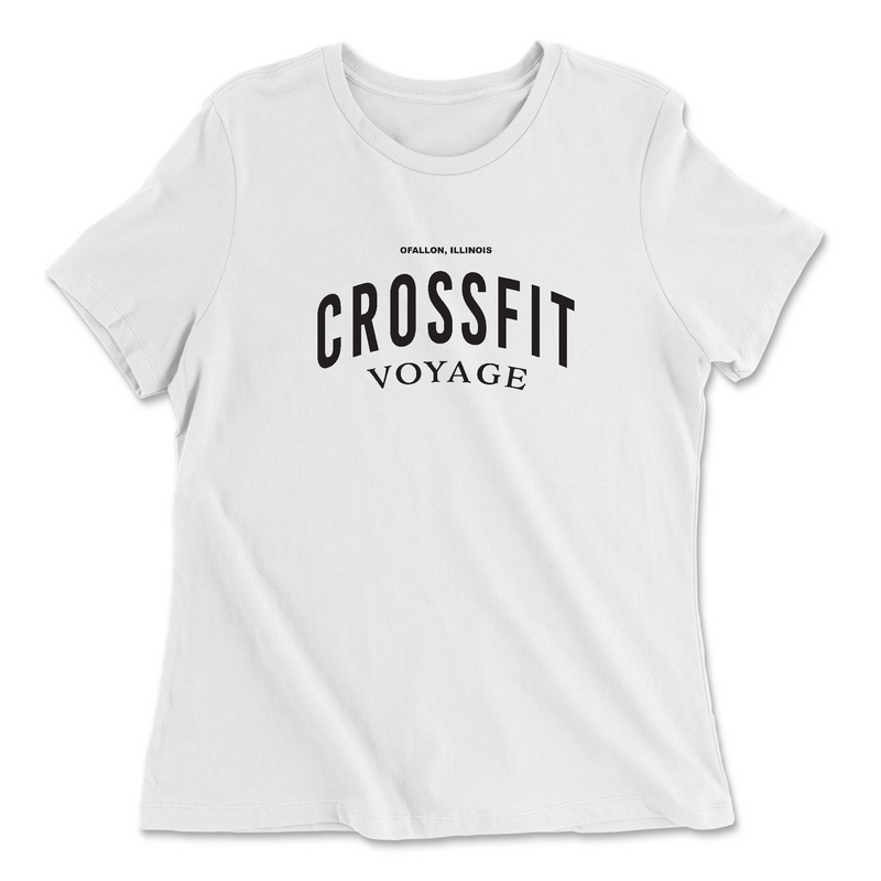 Womens 2X-Large WHITE Relaxed Jersey T-Shirt