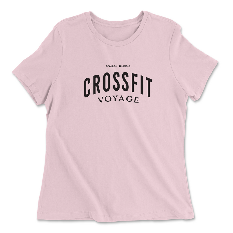 Womens 2X-Large PINK Relaxed Jersey T-Shirt