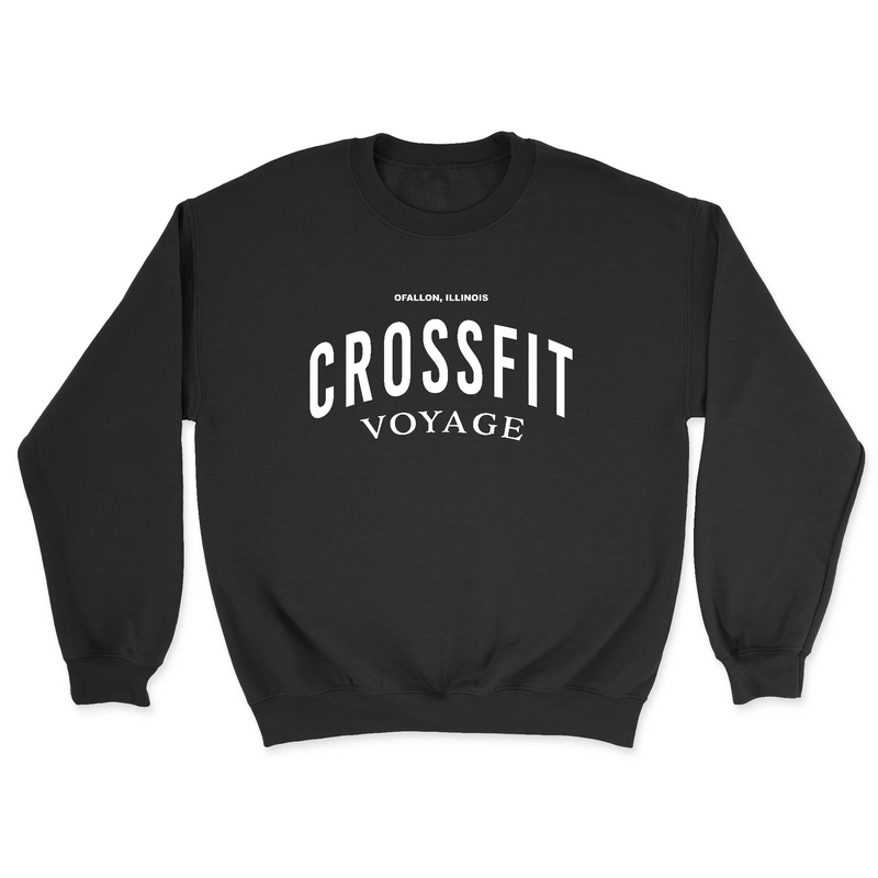 Mens 2X-Large BLACK Midweight Sweatshirt