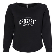 Womens 2X-Large BLACK CrewNeck