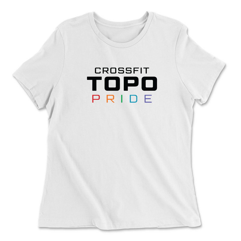 CrossFit Topo Pride Womens - Relaxed Jersey T-Shirt