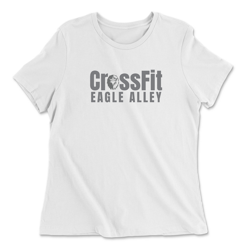 Womens 2X-Large WHITE Relaxed Jersey T-Shirt