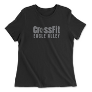 Womens 2X-Large BLACK Relaxed Jersey T-Shirt