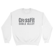 Mens 2X-Large WHITE Midweight Sweatshirt