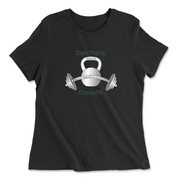 Womens 2X-Large BLACK Relaxed Jersey T-Shirt