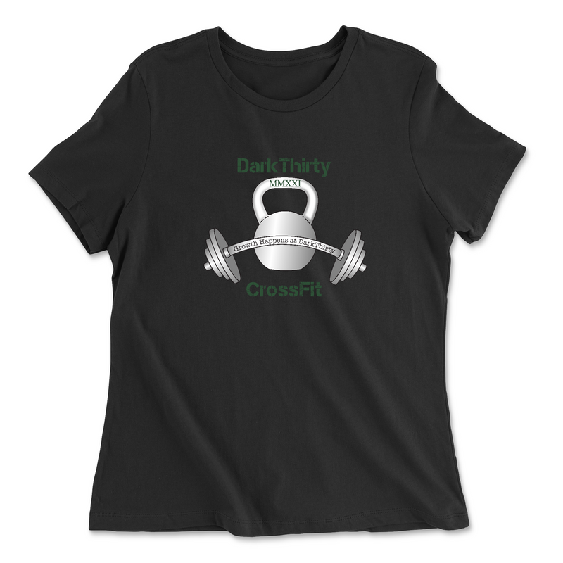 Womens 2X-Large BLACK Relaxed Jersey T-Shirt